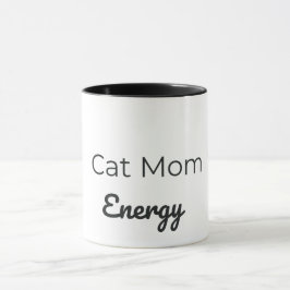 Katzenmama-Energie-Tasse | Süße Katzenliebhaber-Ka Tasse