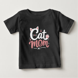 Katzenmama Süße Katzenliebhaber-Shirt – Lustiges K Baby T-shirt