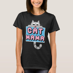 "KATZENMAMA" Süße Katzenliebhaber T-Shirt