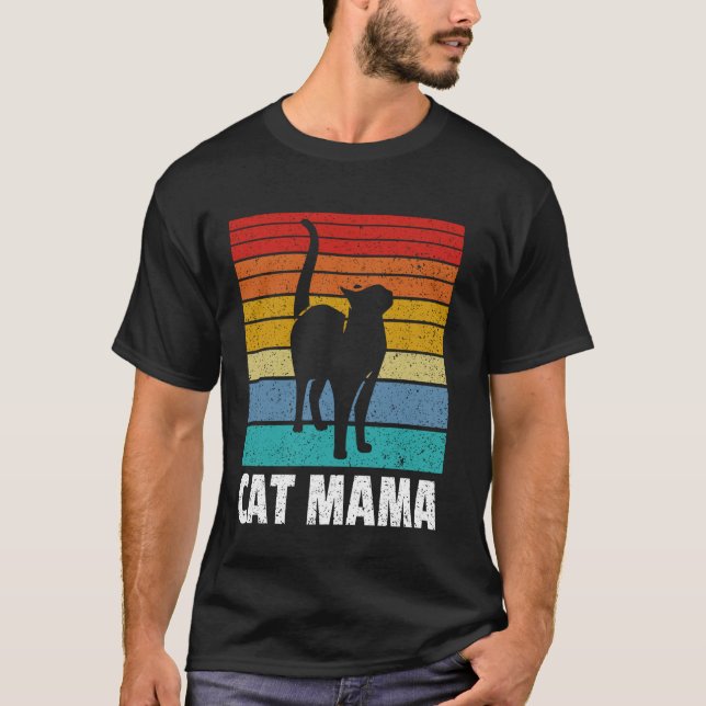 Katzenmama T-Shirt (Vorderseite)