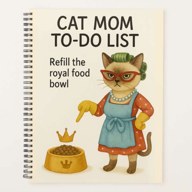Katzenmama-To-Do-Liste  Planer (Vorderseite)