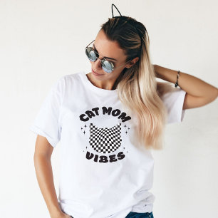 Katzenmama-Vibes Retro Vintage Katzenmama T-Shirt