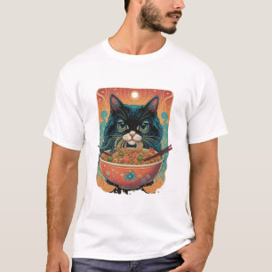 Katzenmännchen, Niedliche Katzenaune, japanische R T-Shirt