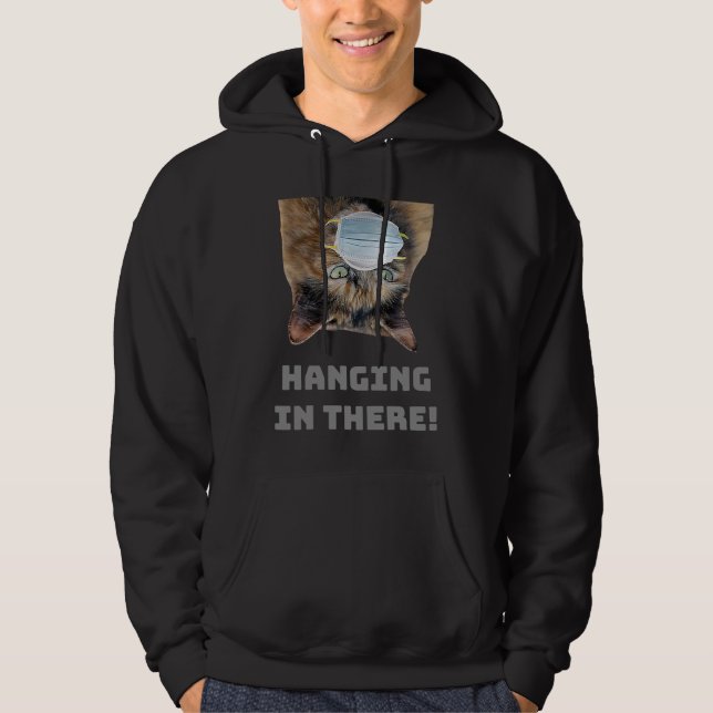 Katzenmaske Witty Hoodie (Vorderseite)