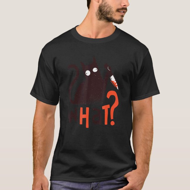 Katzenmesser T-Shirt (Vorderseite)