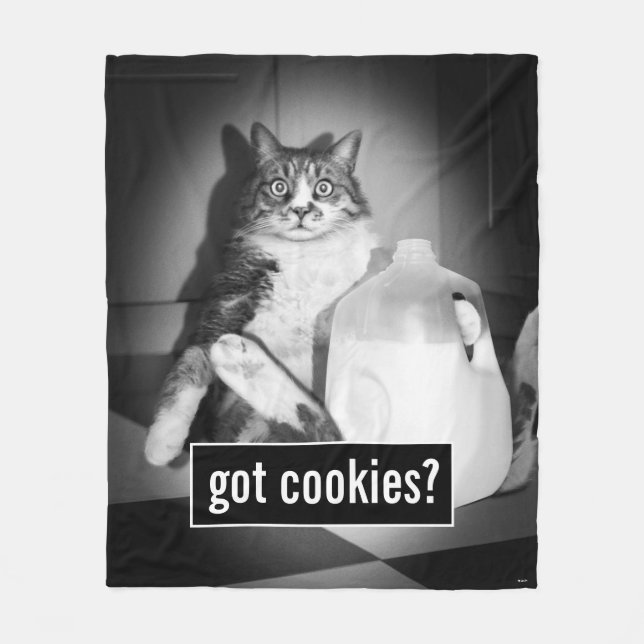 Katzenmilch von Jug Fleecedecke (Vorderseite)