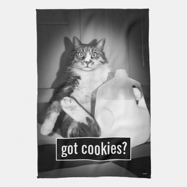 Katzenmilch von Jug Geschirrtuch (Vertikal)