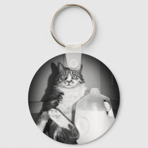 Katzenmilch von Jug Schlüsselanhänger