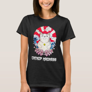Katzenminze Wahnsinn Katze   Kitten Humor Katzenmu T-Shirt