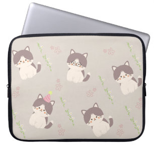 Katzenmodelle für Laptops Laptopschutzhülle