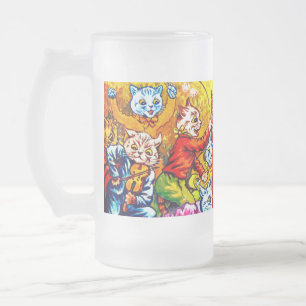 Katzenmusikband Mattglas Bierglas
