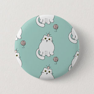 Katzenmuster Button