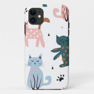 Katzenmuster Case-Mate iPhone Hülle