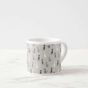Katzenmuster Espressotasse