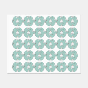 Katzenmuster Etiketten