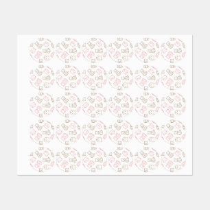 Katzenmuster Etiketten