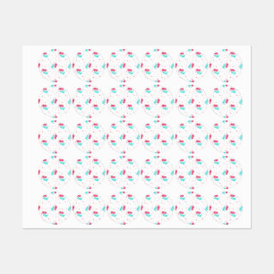 Katzenmuster Etiketten