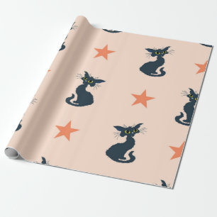 Katzenmuster Geschenkpapier