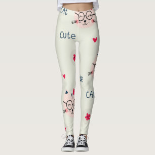 Katzenmuster Leggings