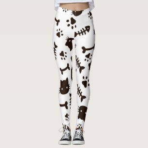 Katzenmuster Leggings