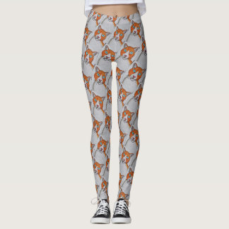 Katzenmuster-Leggings Leggings