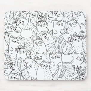 Katzenmuster Mousepad