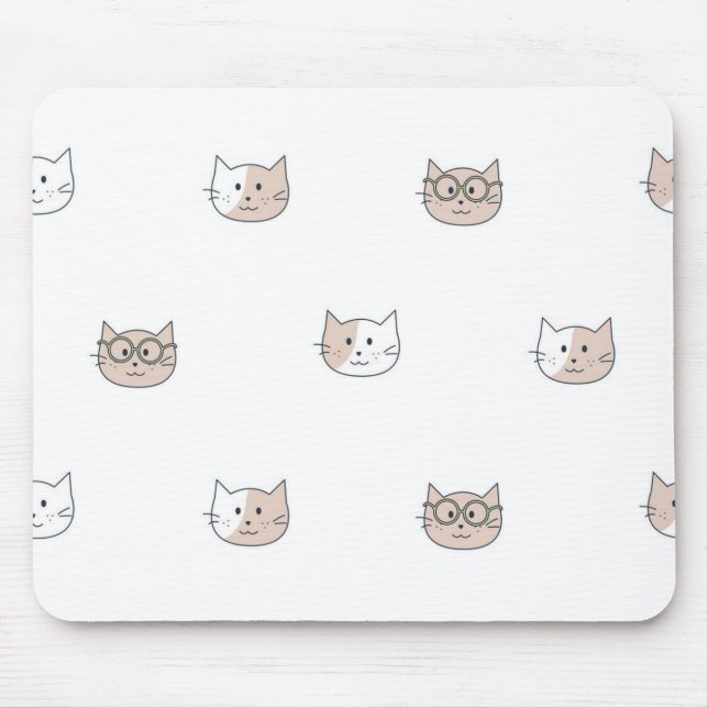 Katzenmuster Mousepad (Vorne)