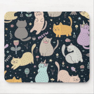 Katzenmuster Mousepad