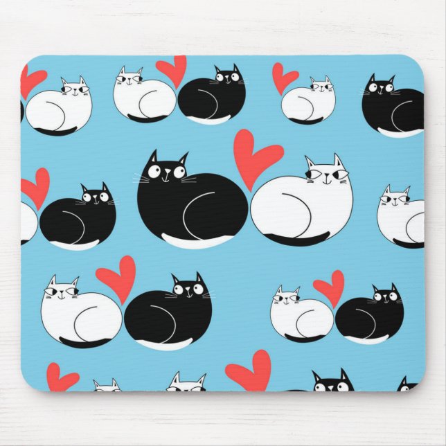 Katzenmuster Mousepad (Vorne)
