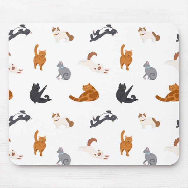 Katzenmuster Mousepad (Vorne)