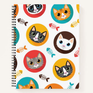 Katzenmuster Notizbuch