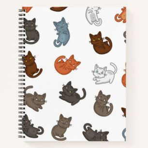 Katzenmuster Notizbuch
