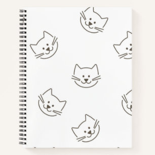 Katzenmuster Notizbuch