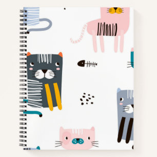 Katzenmuster Notizbuch