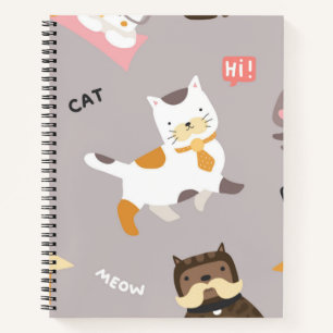 Katzenmuster Notizbuch