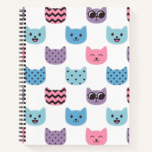 Katzenmuster Notizbuch