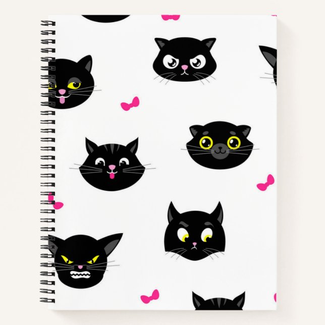 Katzenmuster Notizbuch (Vorderseite)