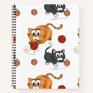 Katzenmuster Notizbuch