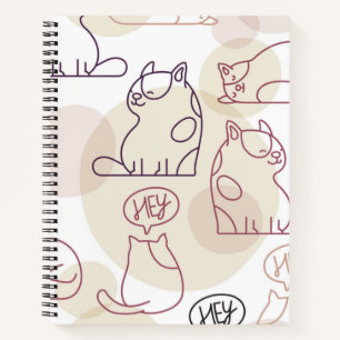 Katzenmuster Notizbuch