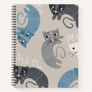 Katzenmuster Notizbuch