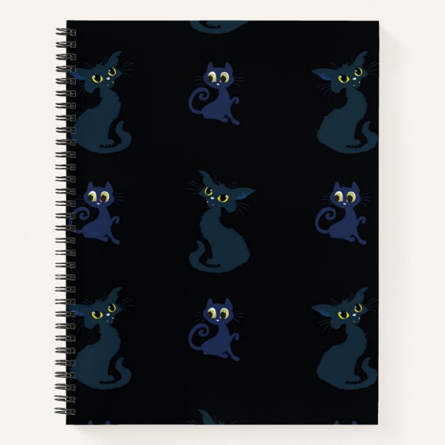 Katzenmuster Notizbuch (Vorderseite)