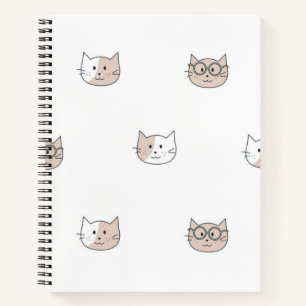 Katzenmuster Notizbuch