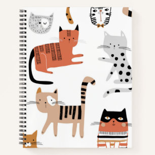 Katzenmuster Notizbuch