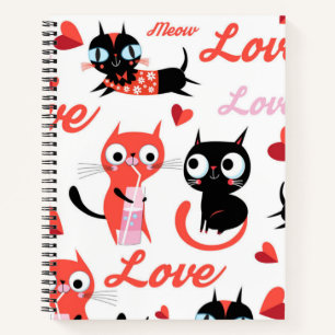 Katzenmuster Notizbuch