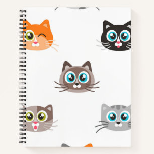 Katzenmuster Notizbuch