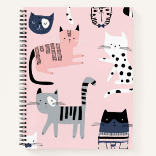 Katzenmuster Notizbuch