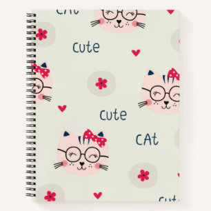 Katzenmuster Notizbuch
