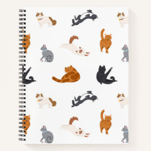 Katzenmuster Notizbuch