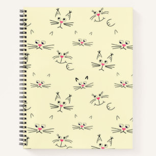 Katzenmuster Notizbuch