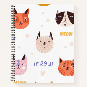 Katzenmuster Notizbuch